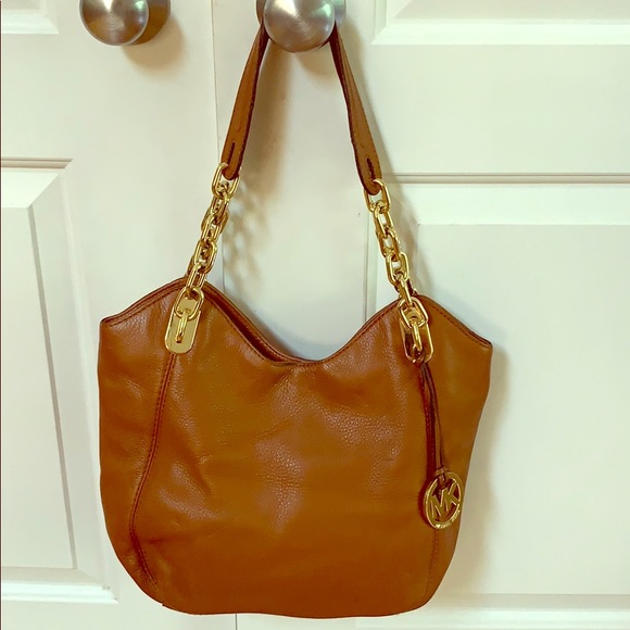 Brown Leather Michael Kors hobo bag - Picture 1 of 4